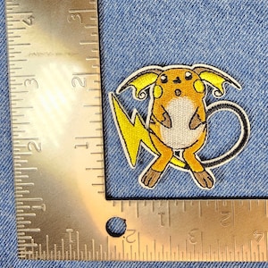 Raich Poke Patch Embroidered Embroidery Patch Patches Iron On / Sew On Transfer