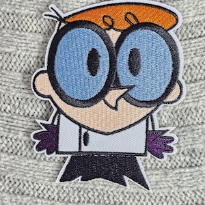 Dexte Cartoon Embroidered Iron On/Sew On Patch