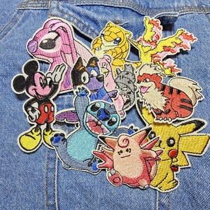 Mystery Iron On Patches pack of 1/3/5/10/20 Random Patches, Surprise Patches Bundle