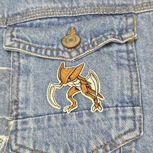 Kabutop Poke Patch Embroidered Embroidery Patch Patches Iron On / Sew On Transfer