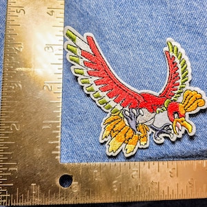 Ho-Oh Poke Patch Embroidered Embroidery Patch Patches Iron On / Sew On Transfer
