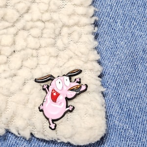 Cute Haunted Dog Enamel Pin – Kawaii Ghostly Pup | Pastel Goth Cartoon-Inspired Pin | Gift for Friends & Collectors
