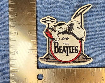 Snpy The Beatls Embroidery Patch Patches Iron On / Sew On Transfer