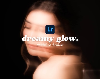 5 Dreamy Effect Desktop & Mobile Presets, Airy Light Elegant Wedding Filter, Soft Retro Vintage Glow, Etheral Cottagecore Farm Outdoor