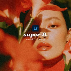 5 Super 8 Lightroom Mobile & Desktop Retro Old Film Presets, Vintage Lightroom Presets, 35mm Analog  Film Look, Moody Filters, Fuji-Inspired