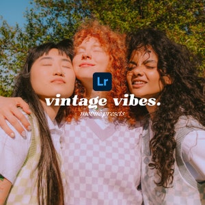 Vintage Vibes Lightroom Presets: Film Look Mobile Filters (DNG)