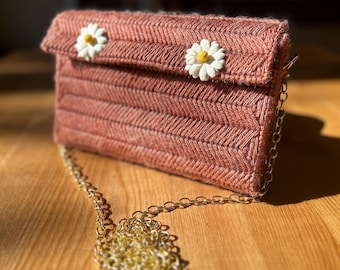 Handgewebte Crossbody Bag