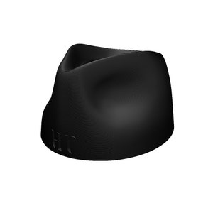 Fedora Hat Block nr 102 – 3D Printed Crown Mold for Felt Hats – Size 52–66 – Heat-Resistant Millinery Tool for Hat Making