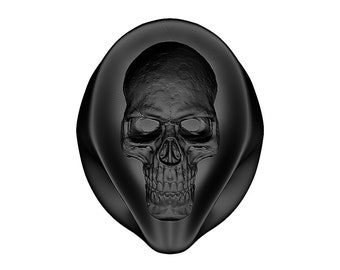 Hat Block Fedora Skull number 108  Size 52 to 66 - Millinery - Crown - Hat Making - Hat Mold - 3D Print - Custom - Hat