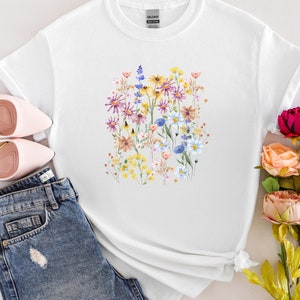 Mixed Wildflower Soft T-Shirt