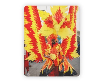 Burning Man Jigsaw Puzzle For Kids 30 Piece Children Sublimation Puzzle Gift Kids Games