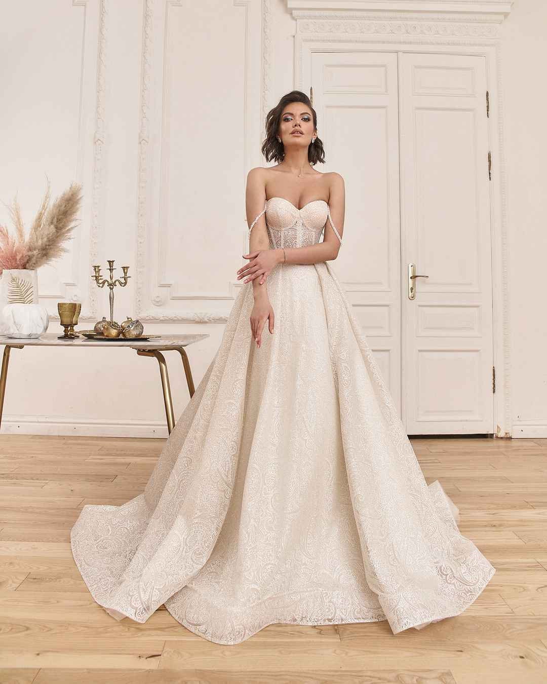 Royal Wedding Dress, Sparkling Sweetheart Corset Bridal Gown, A-line ...