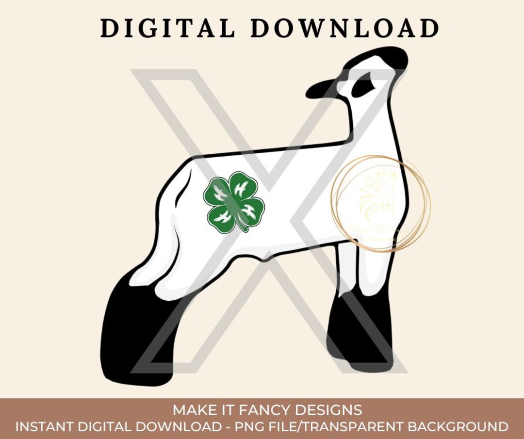 FFA 4h Show Animals PNG Digital File Stock Show, Livestock Show Time ...