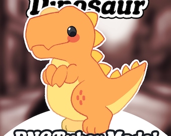 Dinosaur T-rex PNGTuber, Premade PNGTuber+ model, Streaming giftuber asset for twitch, Youtube, Discord, Live streamer avatar for gaming