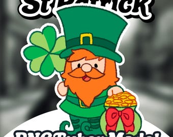 ST PATRICKS DAY PNGTuber, Animated PNGTuber+ Veadotube Mini model, Streaming giftuber for twitch, Youtube, Discord, Live avatar for gaming