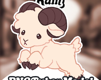 Ram PNGTuber, Animated PNGTuber+ Veadotube Mini model, Streaming giftuber for twitch, Youtube, Discord, Live avatar for gaming