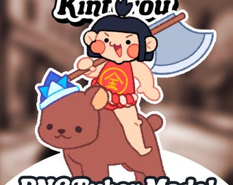 CHILDREN'S DAY Kintarou Animated PNGTuber+ Veadotube Mini model, Streaming giftuber for twitch, Youtube, Discord, Live avatar for gaming