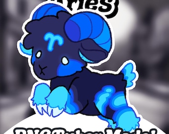 Horoscope Aries PNGTuber, Animated PNGTuber+ Veadotube Mini model, Streaming giftuber for twitch, Youtube, Discord, Live avatar for gaming