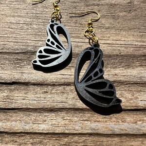 Elegant Butterfly Wings Laser Cut Earrings