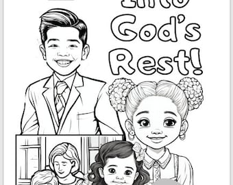 JW 2024 Enter Into God's Rest Circuit Assembly Kids Activity Booklet 25 Pages