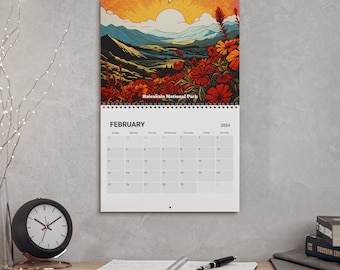 2024 National Parks Wall Calendar | 2024 Calendar | Wall Calendar | National Parks