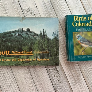 Colorado Curated Set: Birds of Colorado Field Guide and Colorado National Park Map