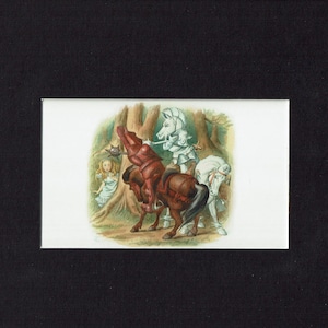 Alice MacMillan | Je me demande maintenant quelles sont les règles de la bataille | Impression de carte postale avec passe-partout