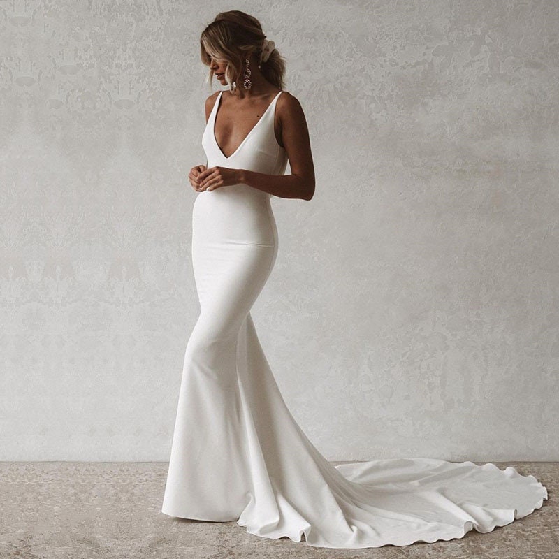 Wedding Wednesday. We're loving this low back wedding dress 😍 Bye Bra  Breast Lift Tape is perfect to use when wearing a low back wedding dress.