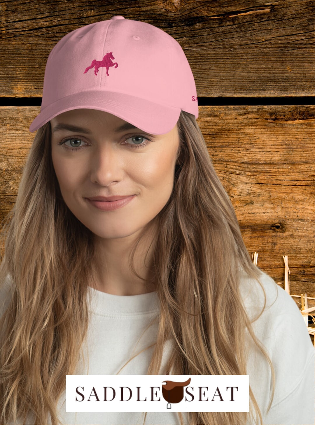 Baseball Cap With American Saddlebred Embroidered Horse Etsy