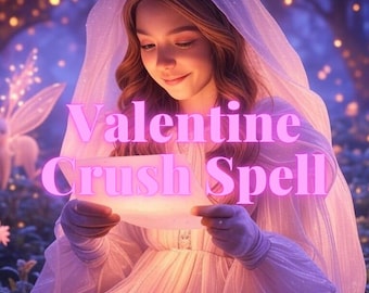 Valentine Crush Spell Obsession Desire Make Them Think of You Love Manifest Soulmate Attract Crush Get Crush's Attention Find Love