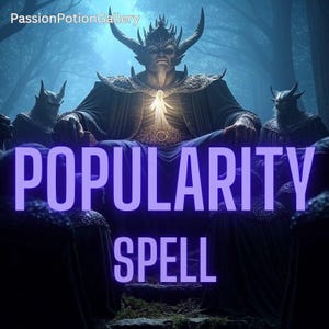 Popularity Spell Ultimate Social Success Boost Charisma Confidence Attraction Influence Gain Admiration Increase Likeability Magnetic Energy
