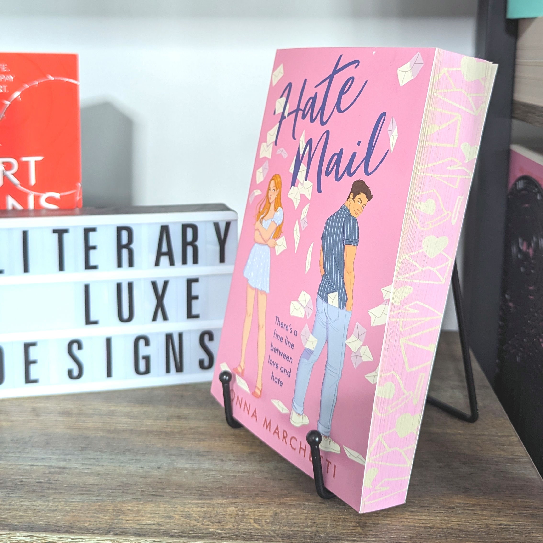 Hate Mail Hand Painted Stencilled Edge Collectors Edition Book