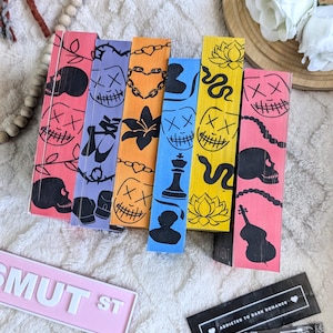 Sprayed edge editions of the Legacy of Gods series by Rina Kent | paperback painted edges