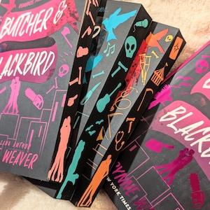 Ruinous Love - Butcher and Blackbird, Leather and Lark, Scythe and Sparrow by Brynne Weaver collectors editions with custom painted edges