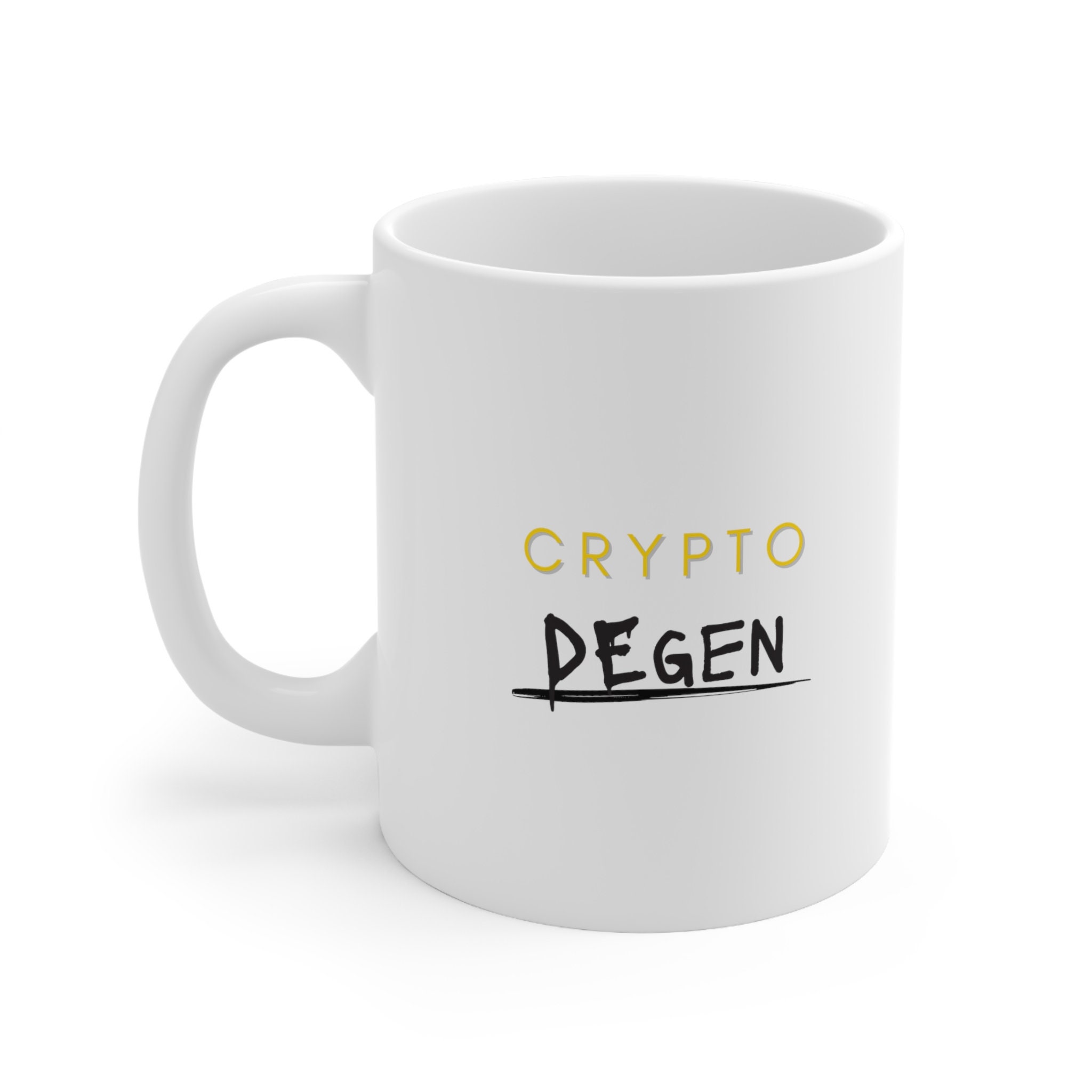 Crypto Lifestyles Accent Coffee Mug, 11oz - Second Edition 