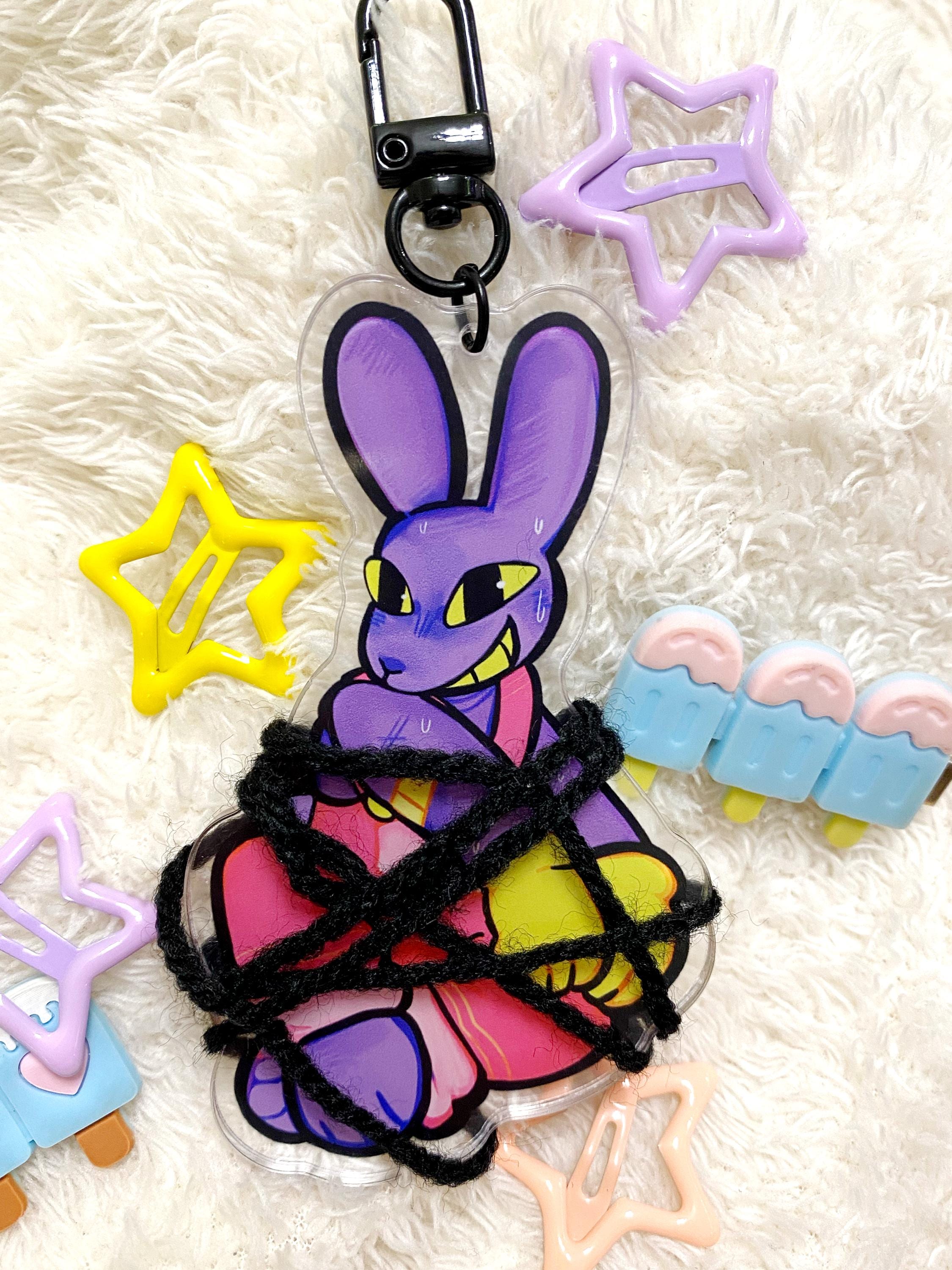 JAX TADC Tied up Acrylic Keychain, the Amazing Digital Circus
