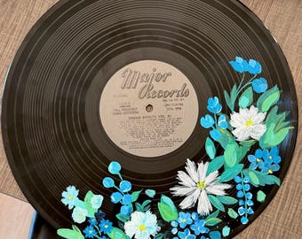 Vintage Hand-Painted Record