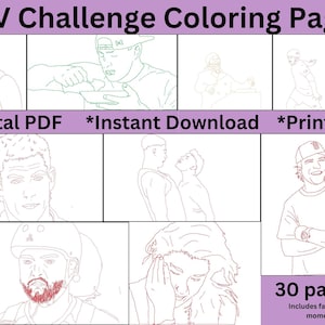 30+ MTV Challenge Coloring Pages!