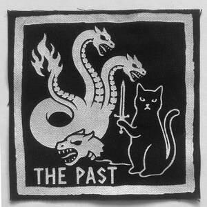 Hydra of the Past Alchemy Patch | Hand Painted Cloth Sew-On Patch | Punk | Alchemical | Magick