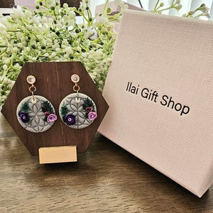 Floral Dangle Earrings