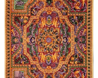 Gianni Versace - Arazzo Red Rug - 9' x 12'