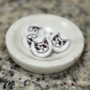 Cat Focal Bead | Focal Silicone Beads for Pens | Loose Beads | Cat Focal Bead for Keychain | Silicone Focal Beads