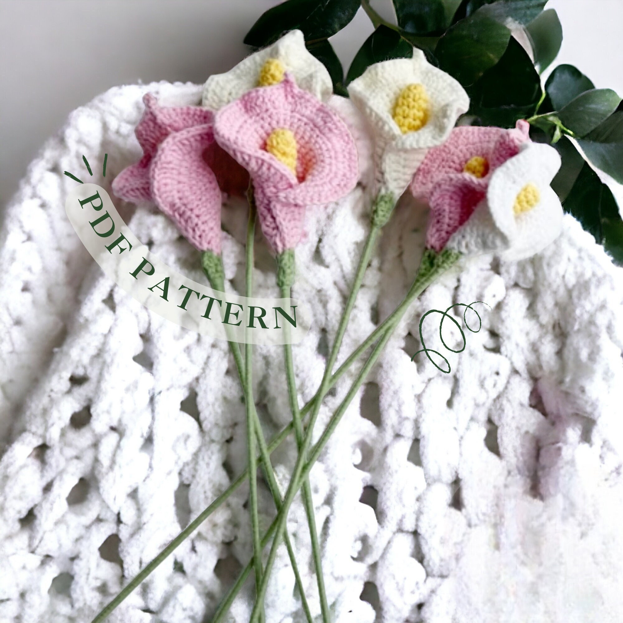 Calla Lily Crochet Pattern for Beginners