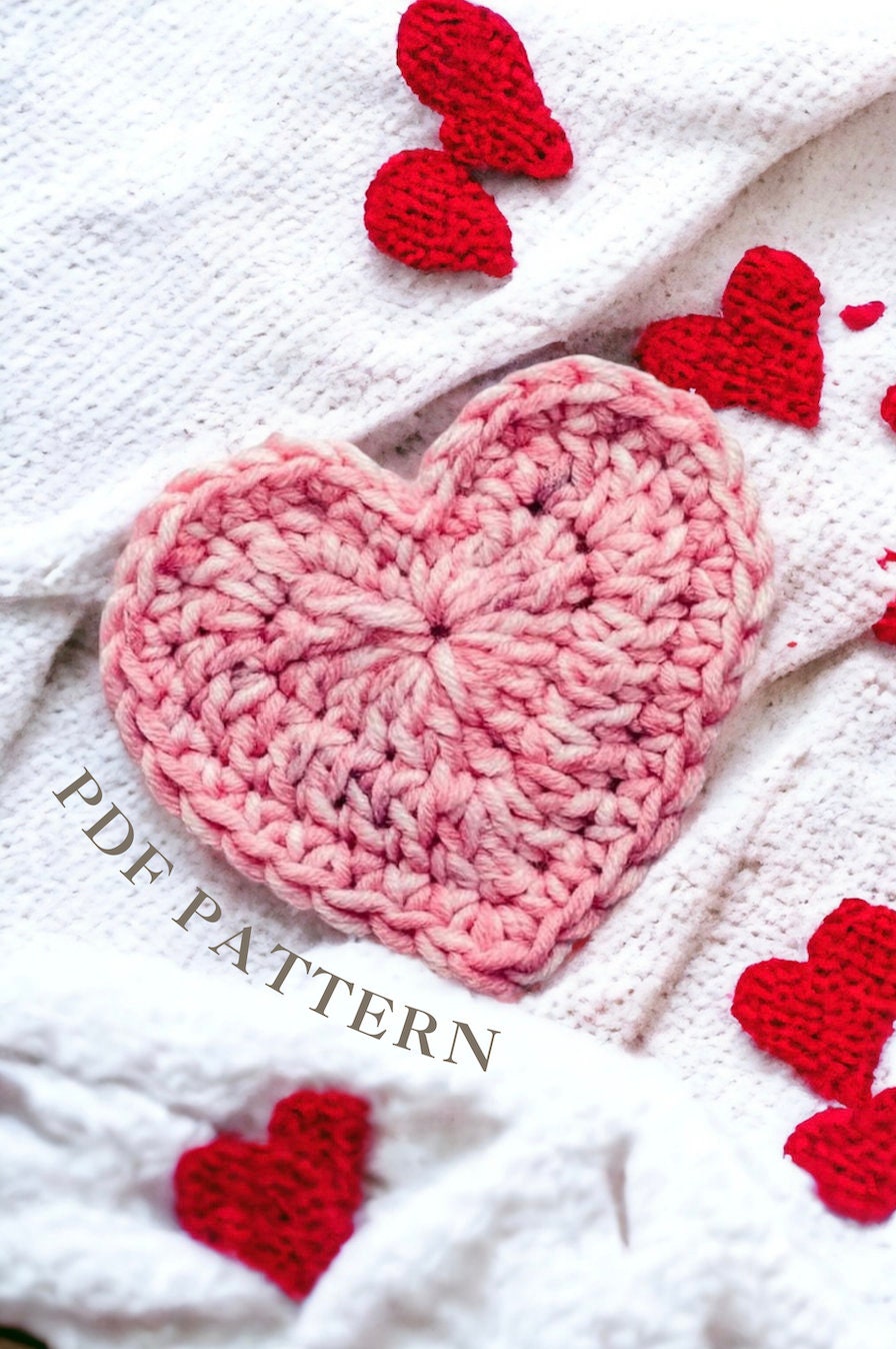 30 Beautiful Crochet Heart Patterns To Make With Love 2 No-Sew Amigurumi Heart Crochet Pattern