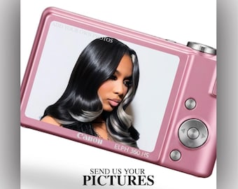 Plantilla editable de Canva para enviar imágenes a empresas: publicación en redes sociales