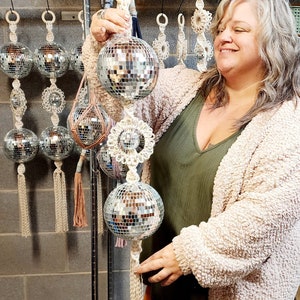 Double Disco Ball Hanger