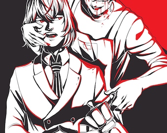 Shuake-afdruk persona 5 5 x 7 inch