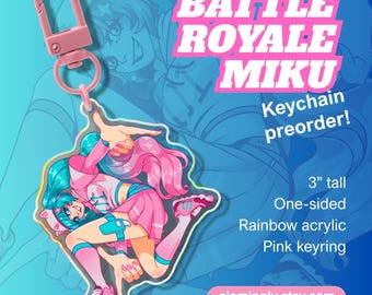 バトルロイヤルミクキーホルダー予約受付中 | 3インチ レインボーアクリル
