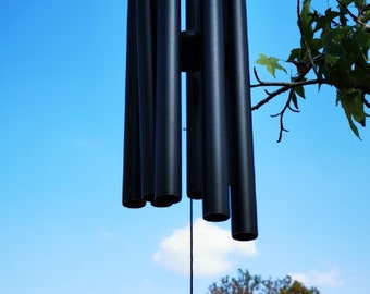 Wind chime 'Pure sound' black (large chime)