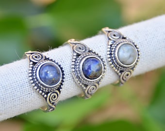 Bague avec lapis lazuli (au choix)